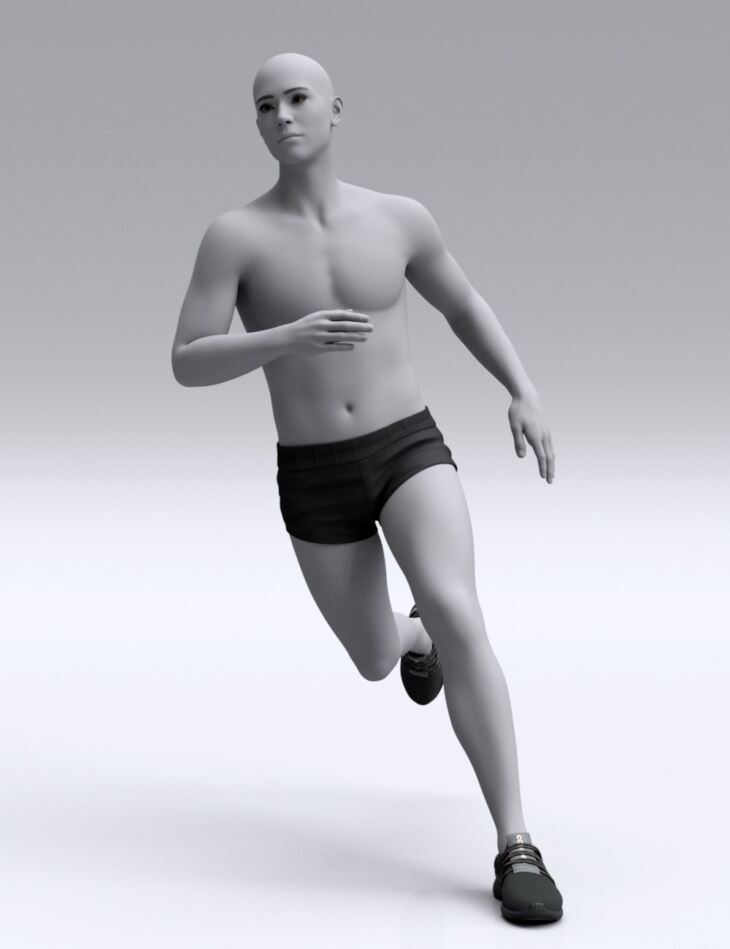 Run Animation for Genesis 9, 8.1, and 8 Male_DAZ3DDL
