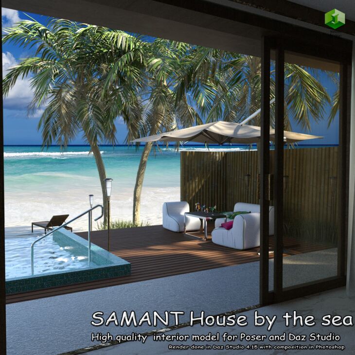 SAMANT House By The Sea_DAZ3D下载站