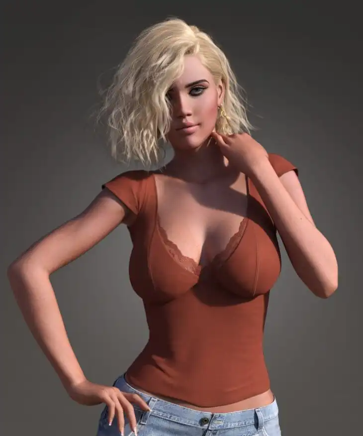 Sassy Shirt_DAZ3DDL
