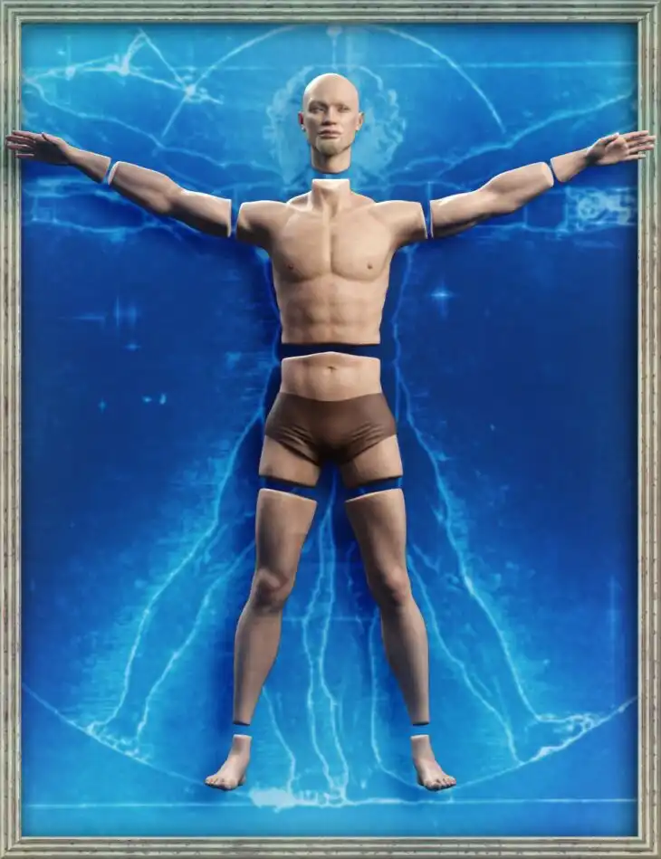 Severed Man for Genesis 9_DAZ3D下载站