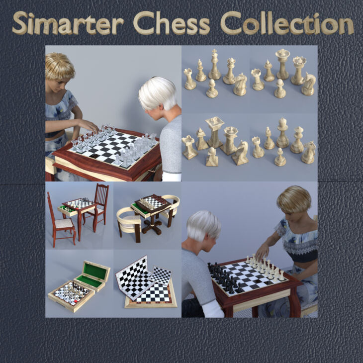 Simarter Chess Collection_DAZ3D下载站