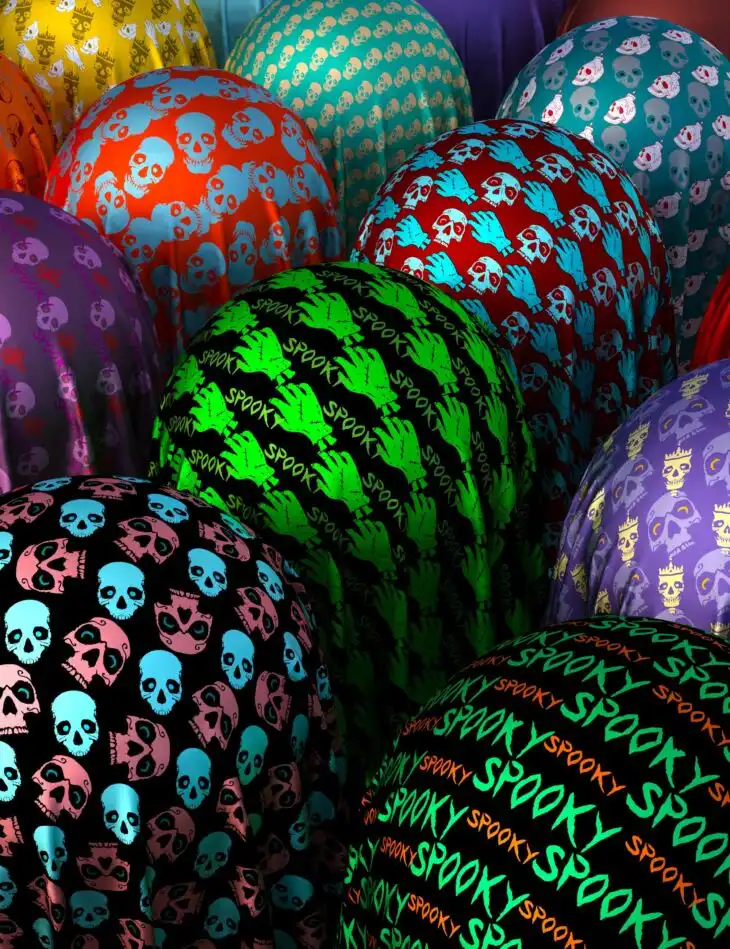 Spooky Fabric Iray Shaders_DAZ3D下载站