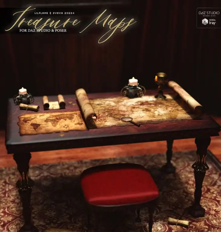 Treasure Maps_DAZ3DDL