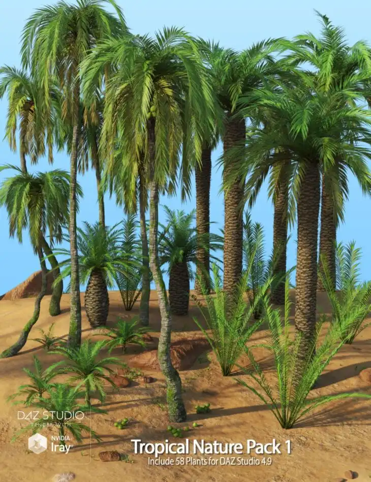 Tropical Nature Pack 1_DAZ3DDL