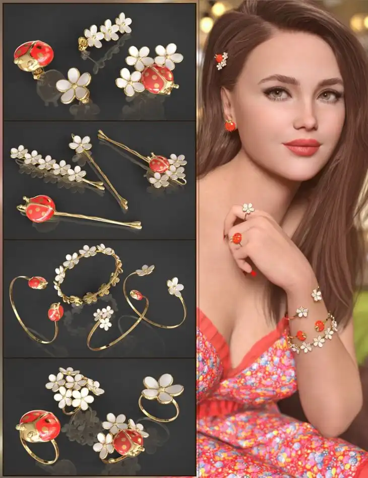 VRV Chloe Jewelry for Genesis 9, 8.1, and 8 Females_DAZ3DDL