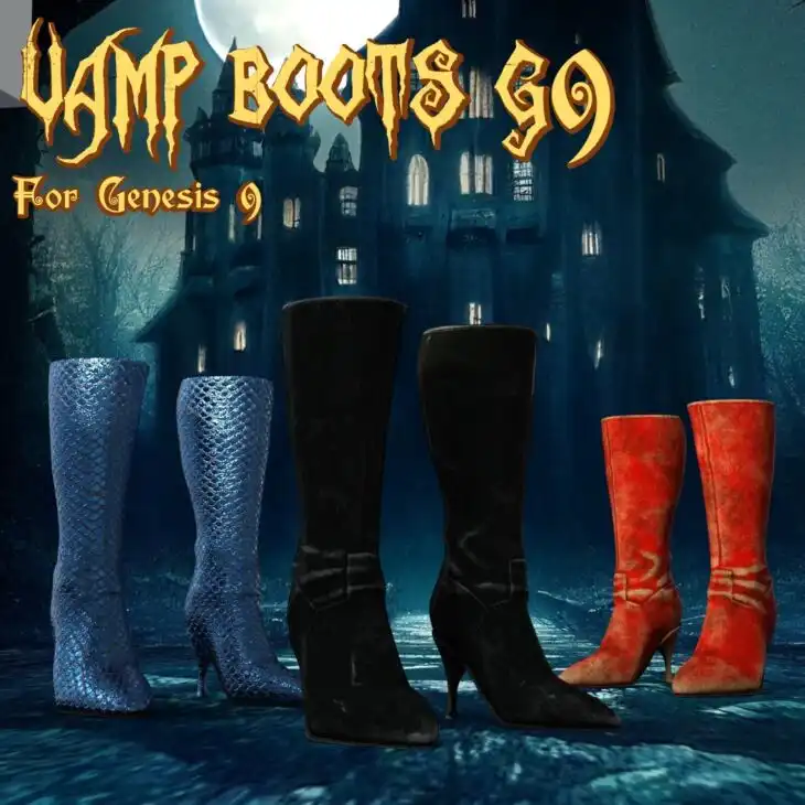 Vamp Boot for Genesis 9_DAZ3DDL