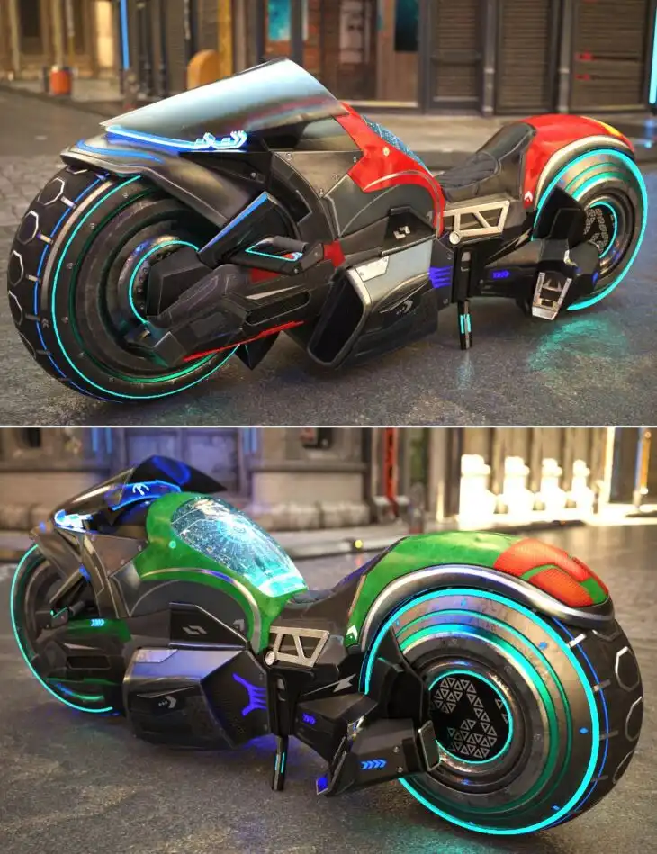 XI Cyberpunk Superbike_DAZ3DDL