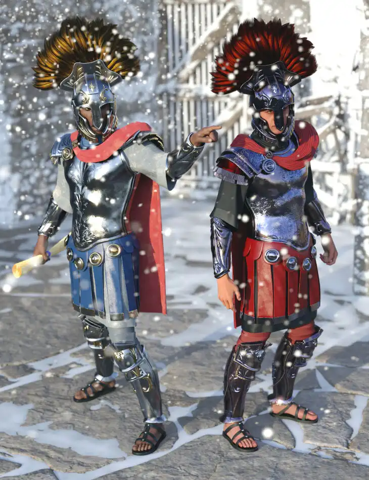 dForce Praefectus Outfit Texture Add-on_DAZ3D下载站