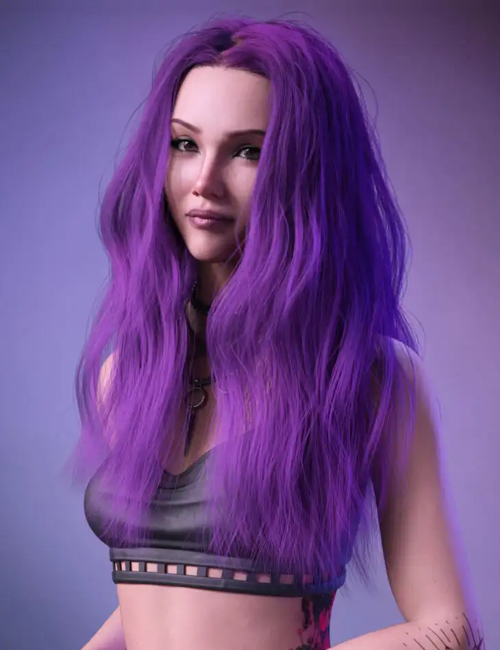 dForce XYZ Natural Curly Hair for Genesis 9_DAZ3DDL