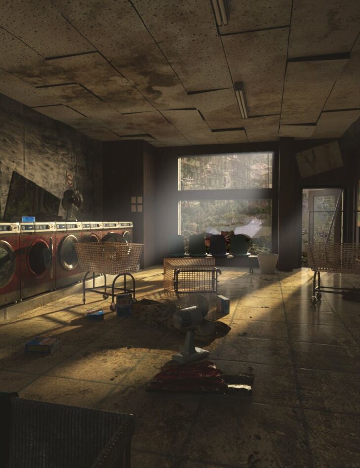 Apocalyptic Laundromat_DAZ3D下载站