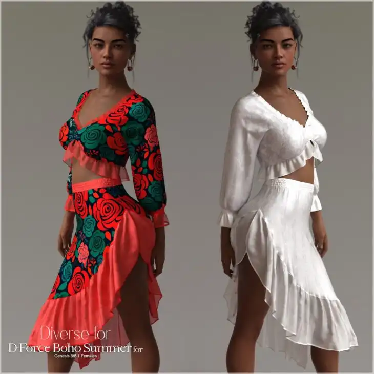 Diverse for D-Force Boho Summer_DAZ3DDL