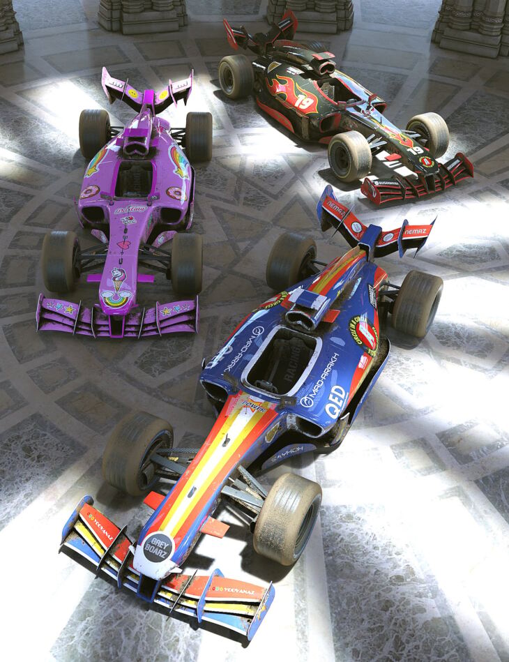 Fermion Race Car: Destiny_DAZ3D下载站