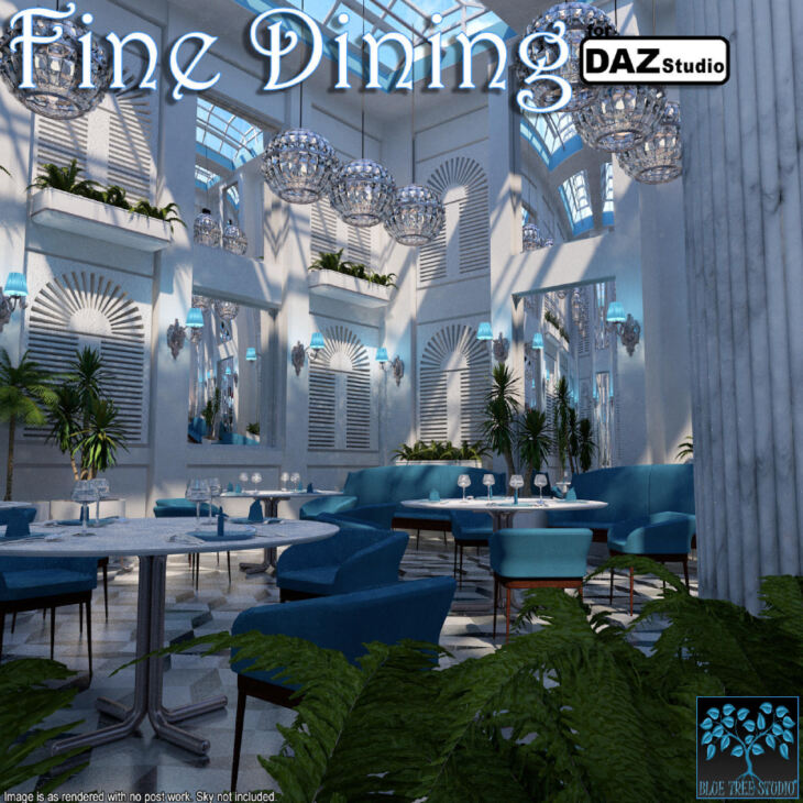 Fine Dining for Daz Studio_DAZ3D下载站