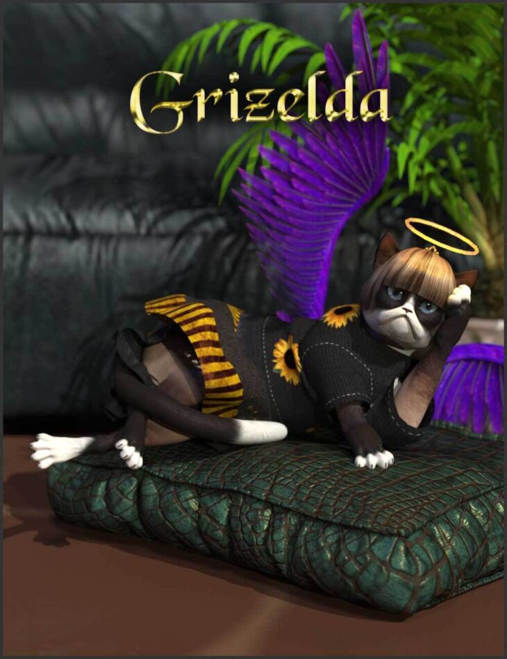 Grizelda for the HiveWire House Cat_DAZ3D下载站