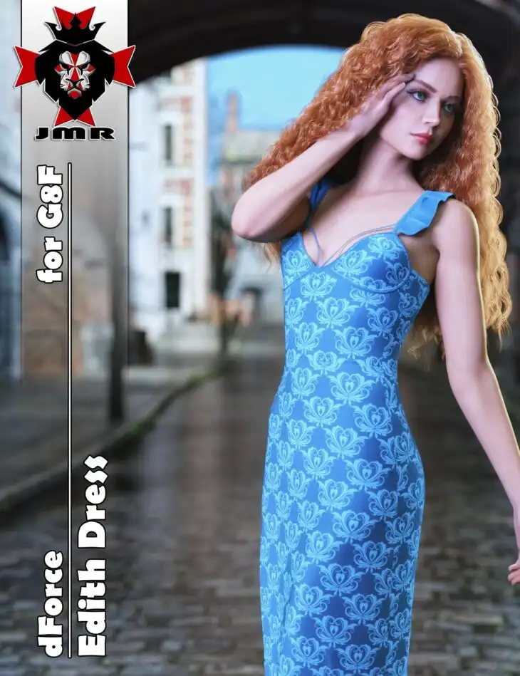 JMR dForce Edith Dress for G8F_DAZ3DDL