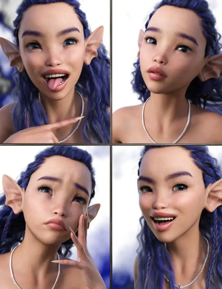 JW Mermaid Expressions for Calypso 9_DAZ3DDL