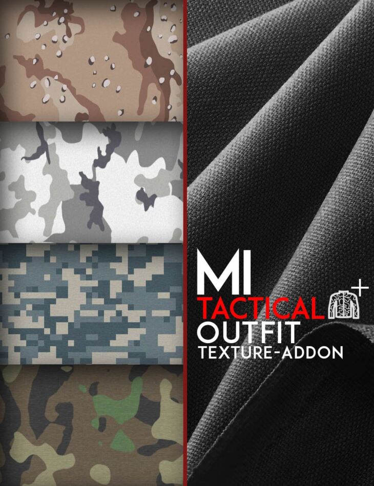 MI Tactical Outfit Texture Add-On_DAZ3DDL