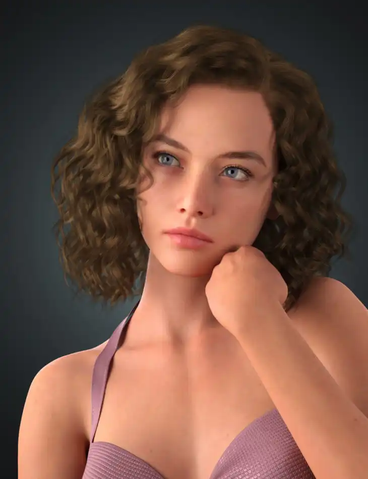 Nakitia Hair For Genesis 9 and 8 Female_DAZ3DDL
