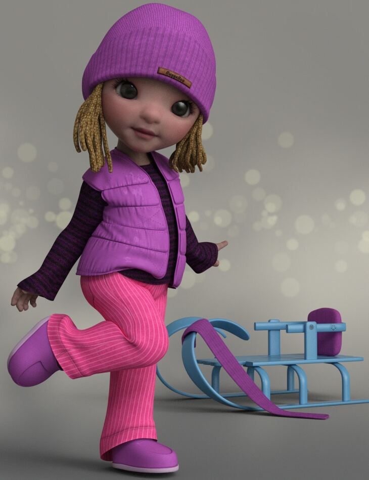 Pastells for Winter Outfit for BuggaBoo_DAZ3D下载站