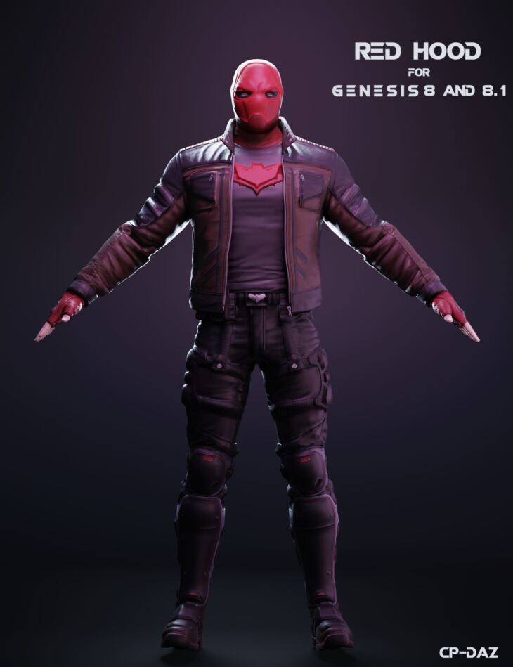 Red Hood For Genesis 8 And 8.1 Male_DAZ3DDL