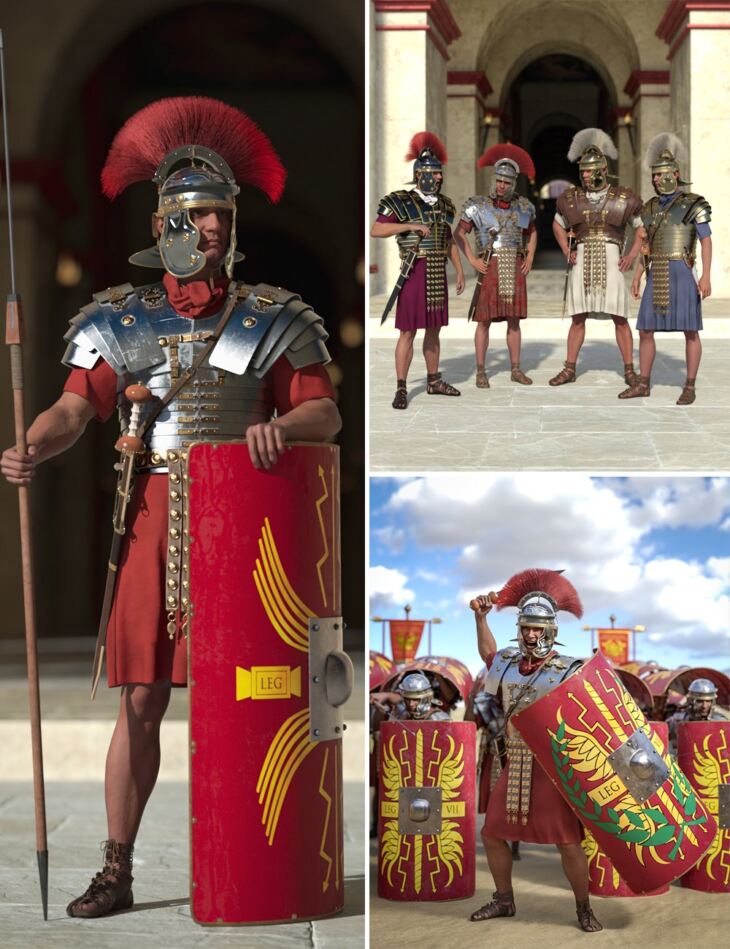 Roman Legionary Bundle_DAZ3DDL