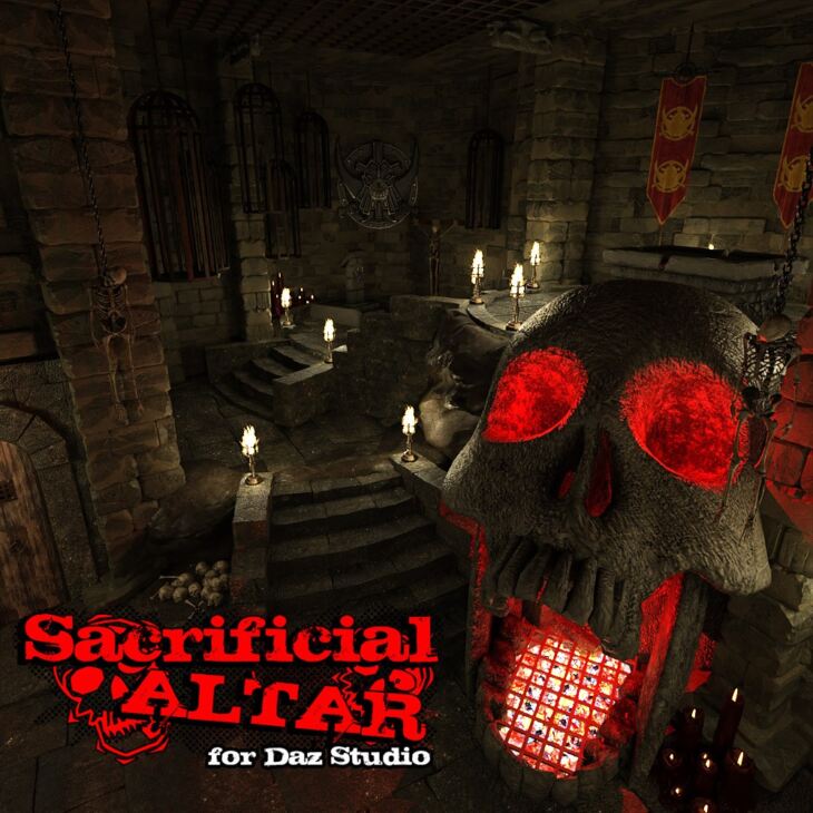 Sacrificial Altar for Daz Studio_DAZ3DDL