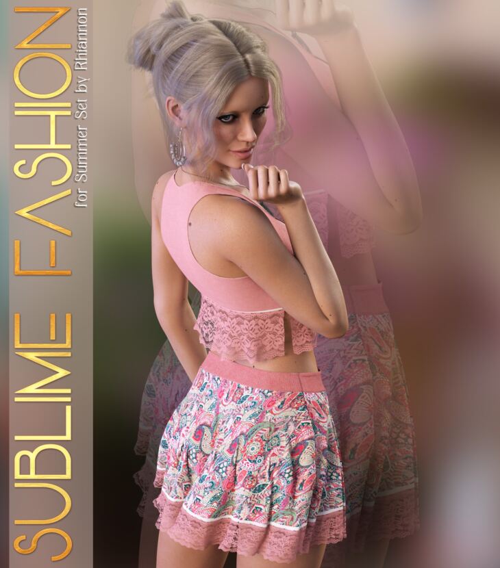 Sublime Fashion for Summer Set by Rhiannon_DAZ3DDL