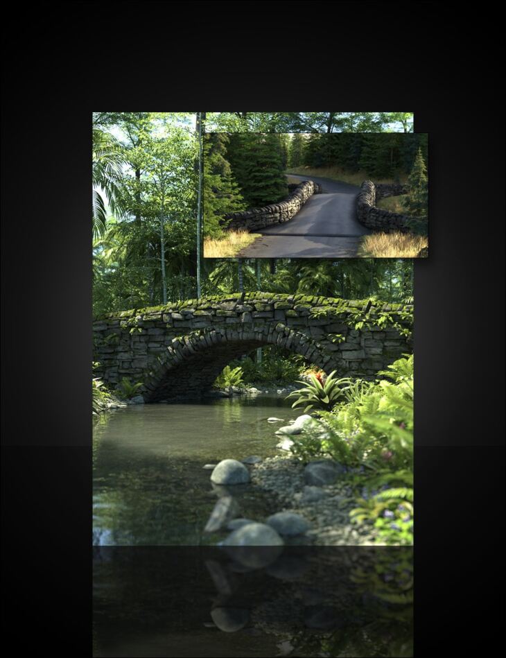 UltraScenery – Stone Bridge_DAZ3D下载站