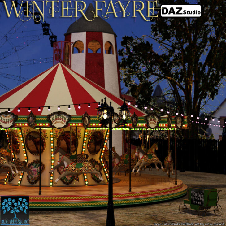 Winter Fayre for Daz Studio_DAZ3D下载站