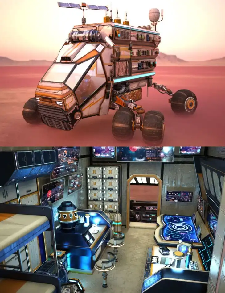 XI Exploration Rover_DAZ3DDL