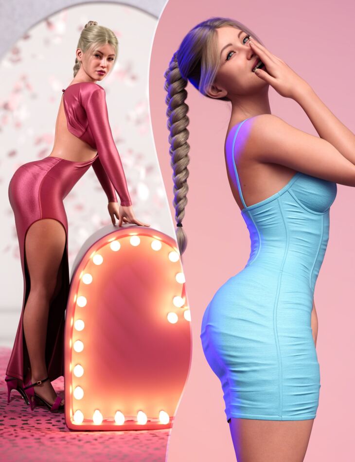Z Beautylicious Glute Shapes and Poses Mega Set for Genesis 9_DAZ3D下载站