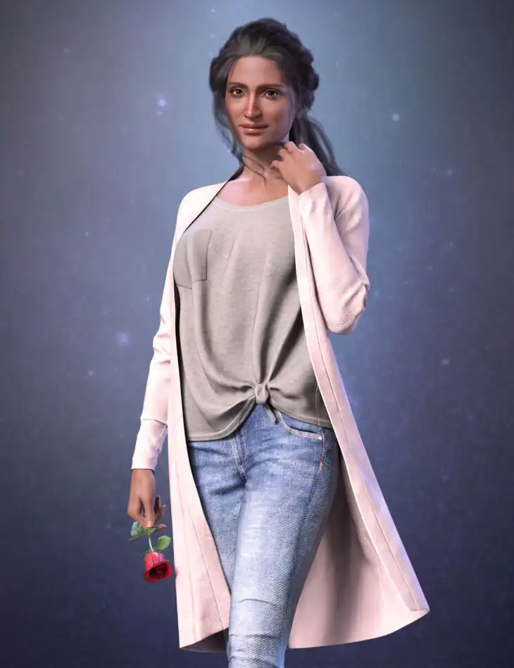 dForce Every Day Outfit for Genesis 9_DAZ3D下载站