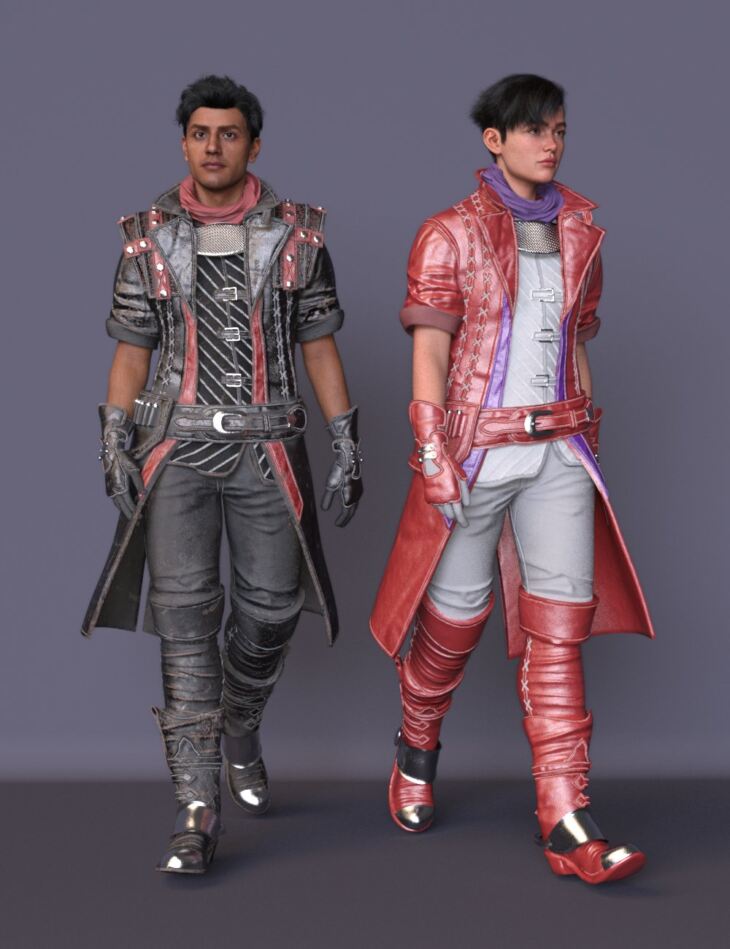 Modern Cowboy Outfit for Genesis 8 and 8.1 Males