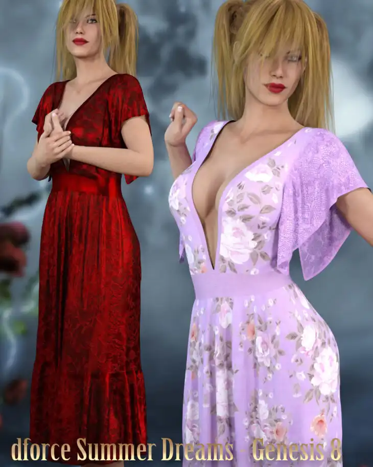 dForce – Summer Dreams – Genesis 8_DAZ3DDL