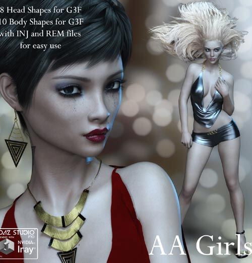 AA Girls for Genesis 3 Female_DAZ3D下载站