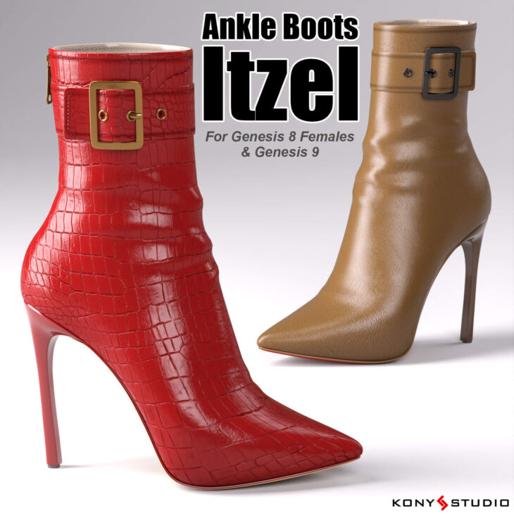 Ankle Boots Itzel for G8F/G9_DAZ3DDL