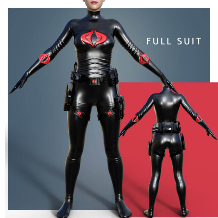 Baroness Suit G8F/G8.1F_DAZ3D下载站
