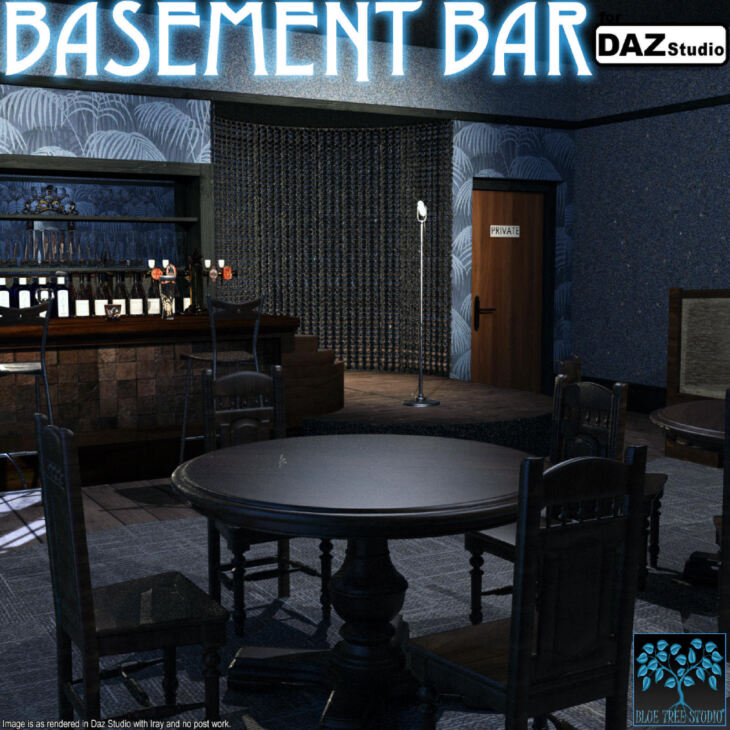 Basement Bar for Daz Studio_DAZ3DDL