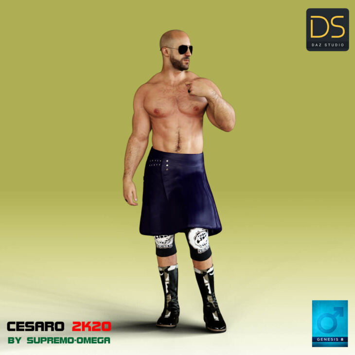 Cesaro 2K20 for G8 Male_DAZ3D下载站