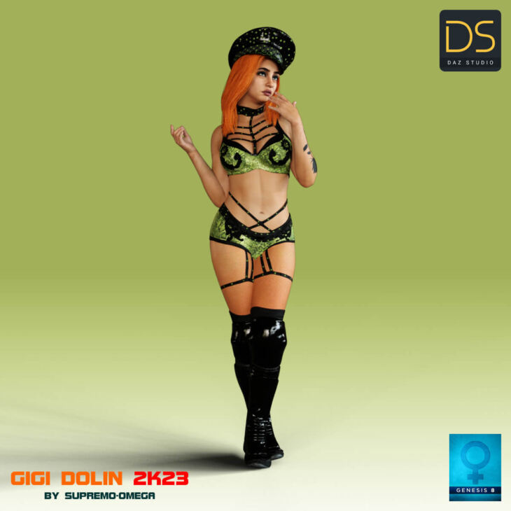 Gigi Dolin 2K23 for G8 Female_DAZ3D下载站