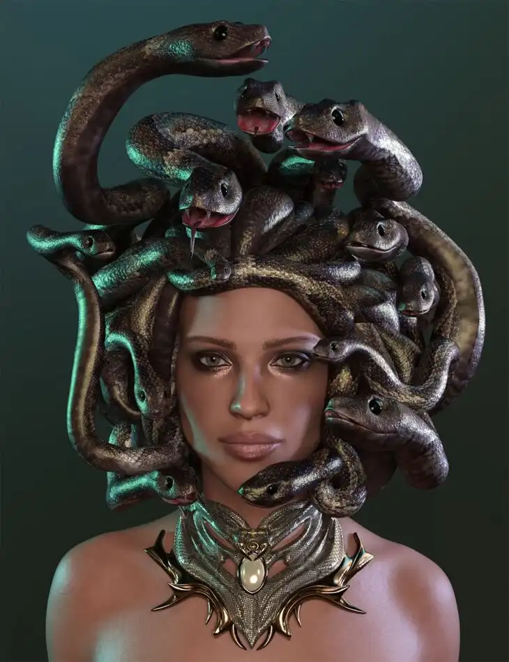 Gorgon Hair Texture Expansion_DAZ3DDL