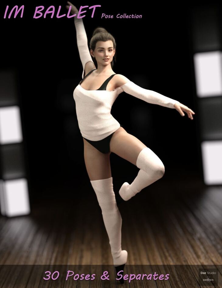 IM Ballet Poses_DAZ3D下载站