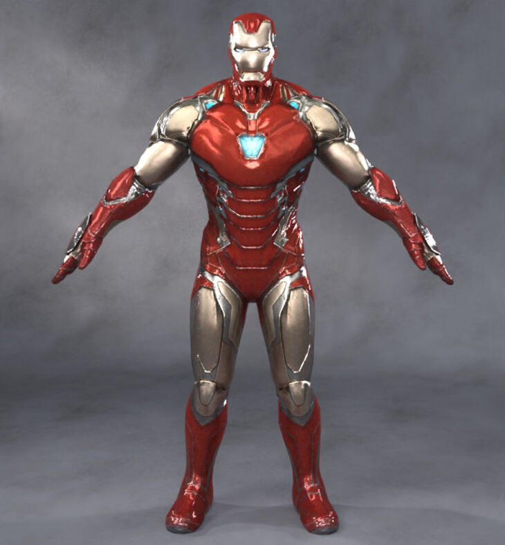 Iron Man LXXXV for Genesis 8 Males_DAZ3D下载站