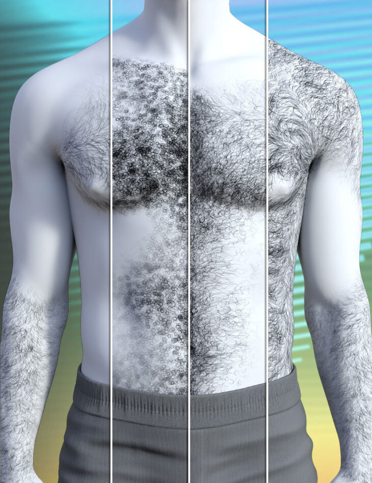 Jepe’s Masculine Body Hair Project for Genesis 9_DAZ3D下载站