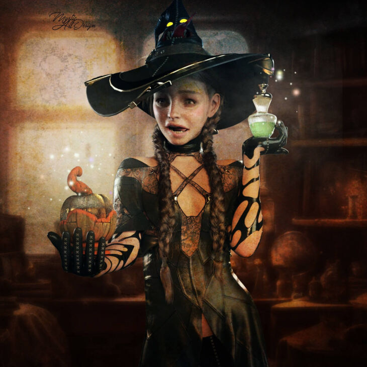 Magic Spell Flasks_DAZ3DDL