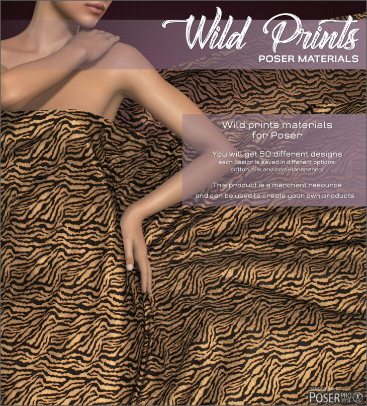 Poser – Wild Prints_DAZ3D下载站