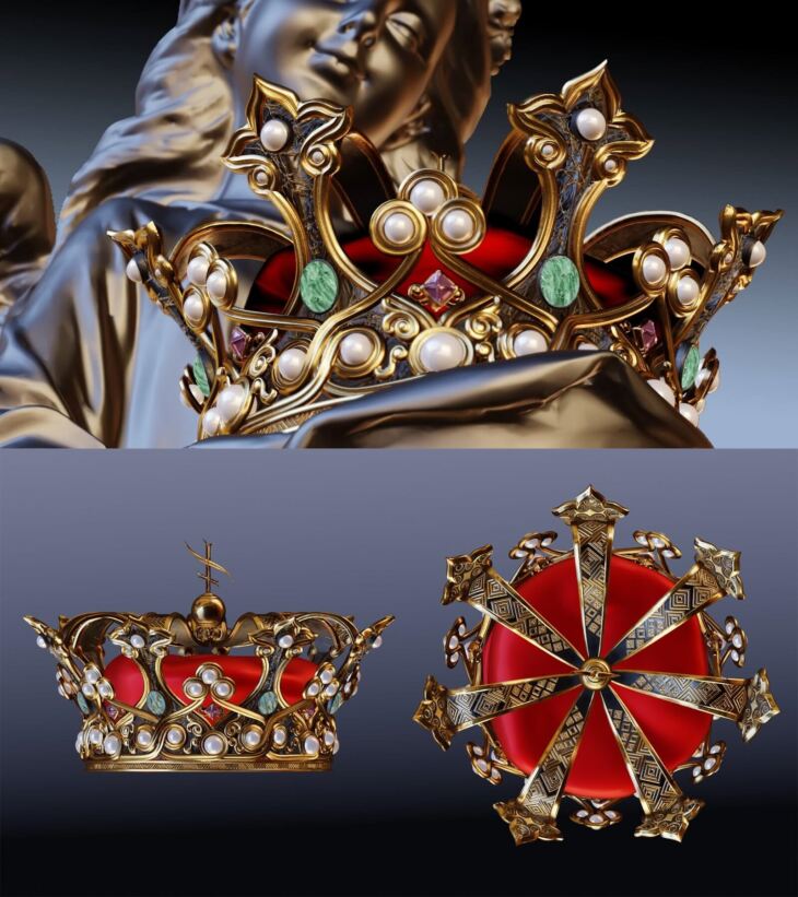 Queen’s Crown Redux_DAZ3D下载站