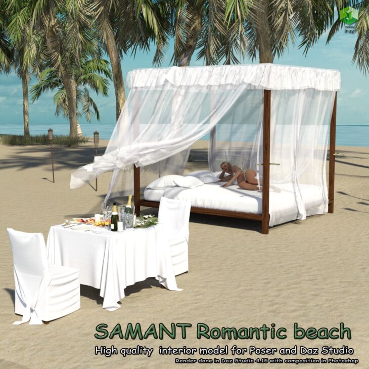 SAMANT Romantic Beach_DAZ3DDL