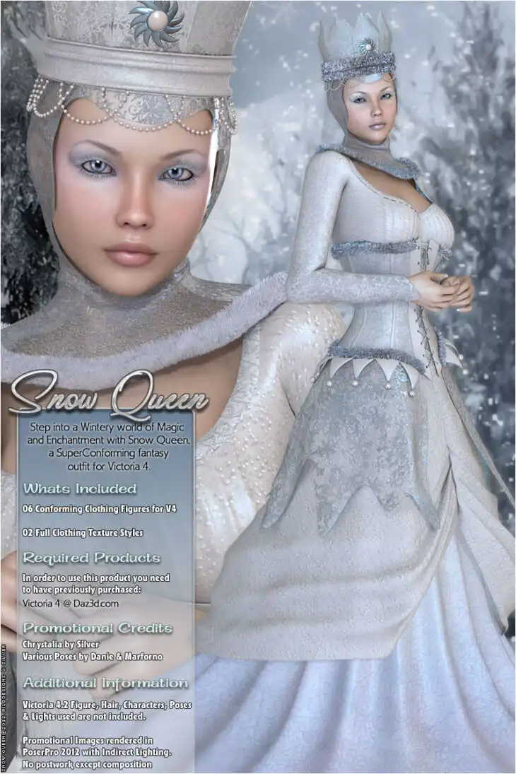 Snow Queen_DAZ3D下载站