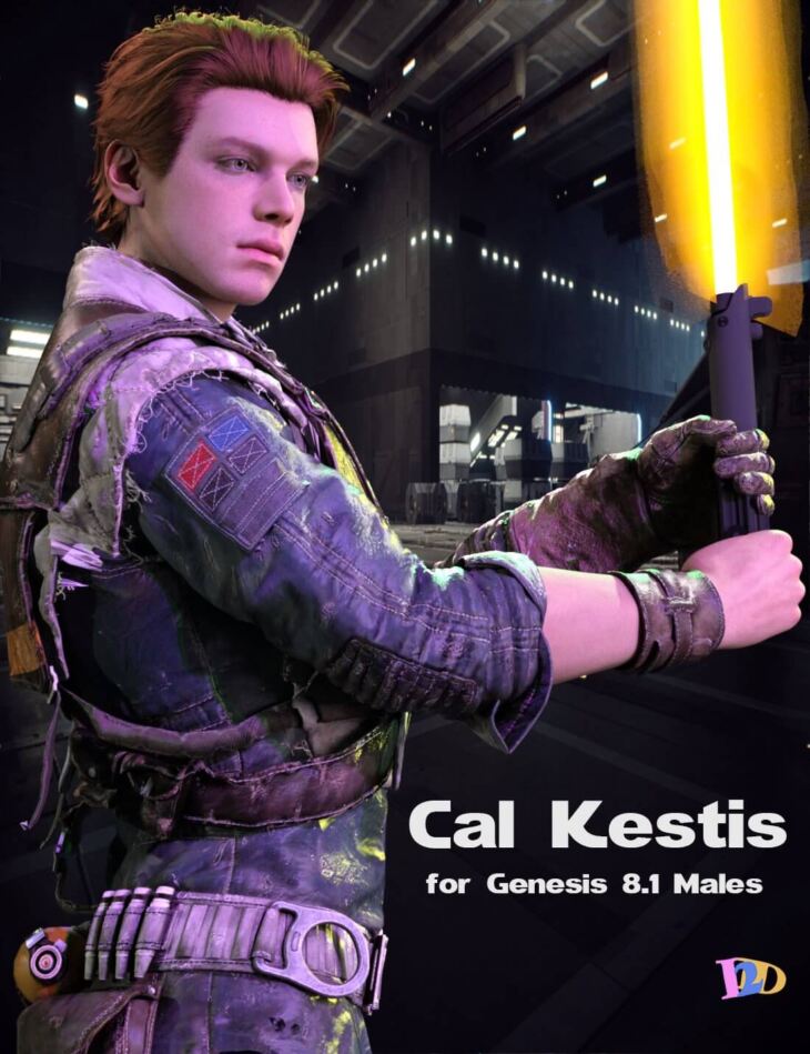 Star Wars Series: Cal Kestis HD For Genesis 8.1 Male_DAZ3D下载站